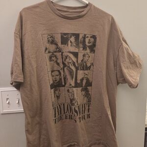 Taylor Swift Taupe Graphic Tee - The Eras Tour